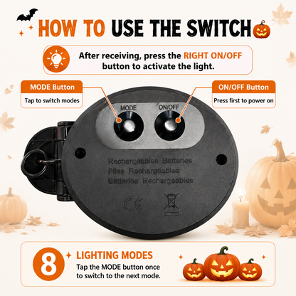 🎃 Solar Pumpkin Lights Light Up Your Halloween Yard 👻
