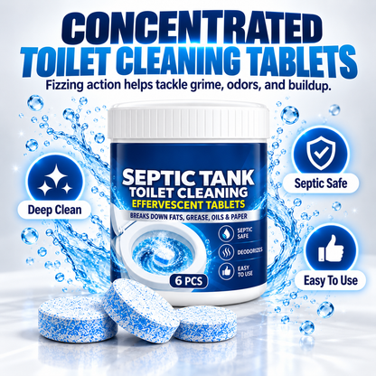 🚽 Drop, Fizz & Clean – Toilet Cleaning Tablets