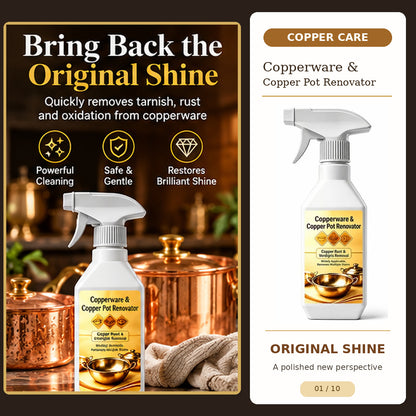 ✨ Copper Pot & Cookware Cleaner – Restore Shine & Remove Tarnish