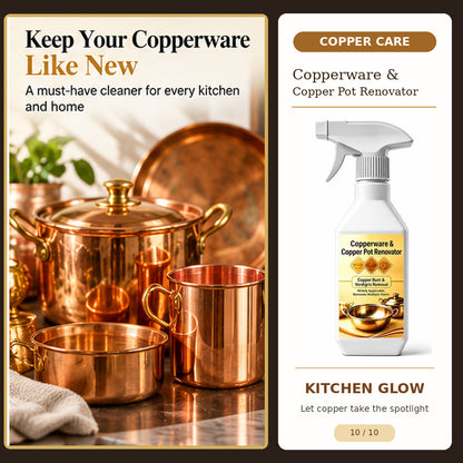 ✨ Copper Pot & Cookware Cleaner – Restore Shine & Remove Tarnish