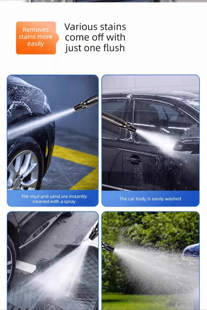 🚿Adjustable High-Pressure Water Spray Nozzle – Car Wash & Outdoor Cleaning