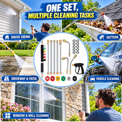 💦🚀 High-Pressure Washer Extension Wand Set – Reach Higher, Clean Faster & Easier! ✨