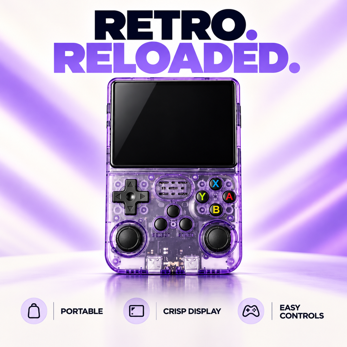 R36S retro handheld console feature overview