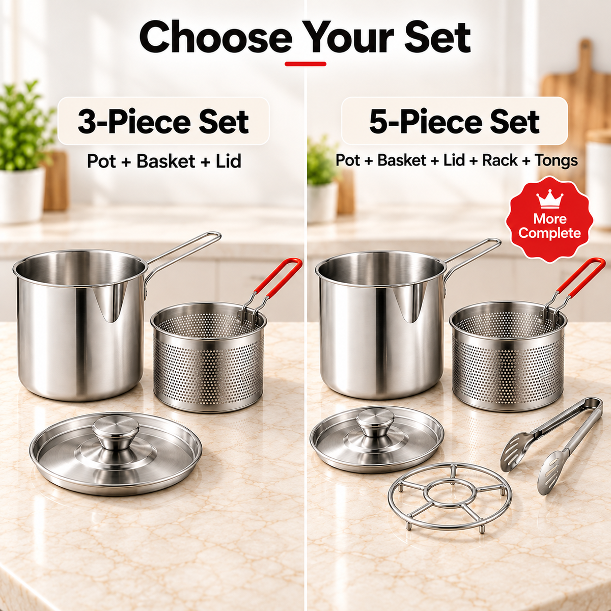 🔥 Mini Deep Fryer Set – Make Crispy Fries & Snacks at Home in Minutes 🍟