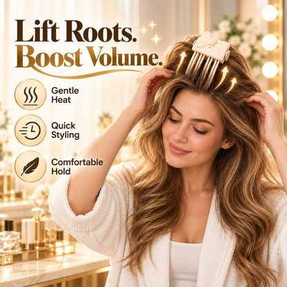 ✨ Wireless Heated Root Lift Clip – 💁‍♀️ Volumizing Hair Styling Tool