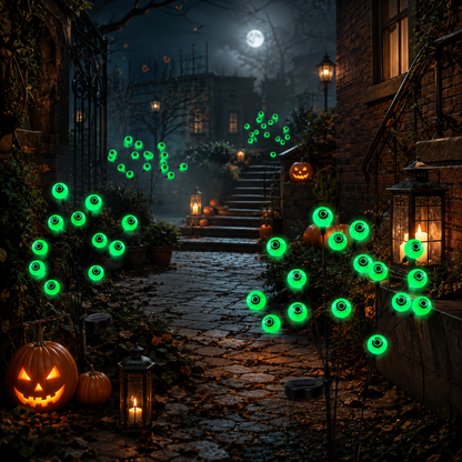 🎃 Solar Pumpkin Lights Light Up Your Halloween Yard 👻