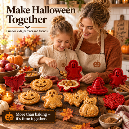 🎃 8-Piece Halloween Mini Hand Pie Mold Set