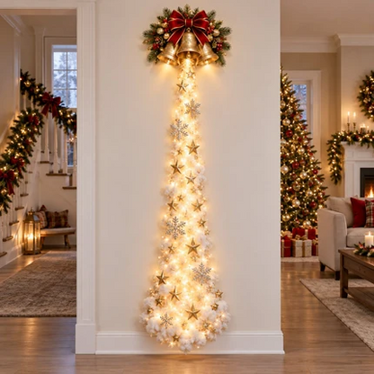 🎄 Christmas Magic Trail Wall Light – Festive LED Hanging Decor