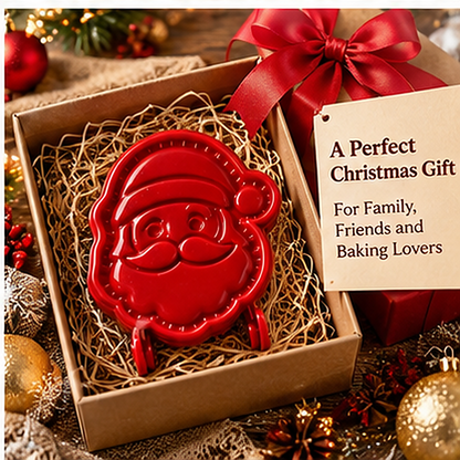 🎄 Christmas Cookie Molds – 8 Festive Press & Bake Designs