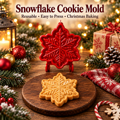 🎄 Christmas Cookie Molds – 8 Festive Press & Bake Designs