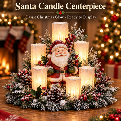 🎄 Lighted Christmas Candle Centerpiece – 3 Festive Tabletop Designs