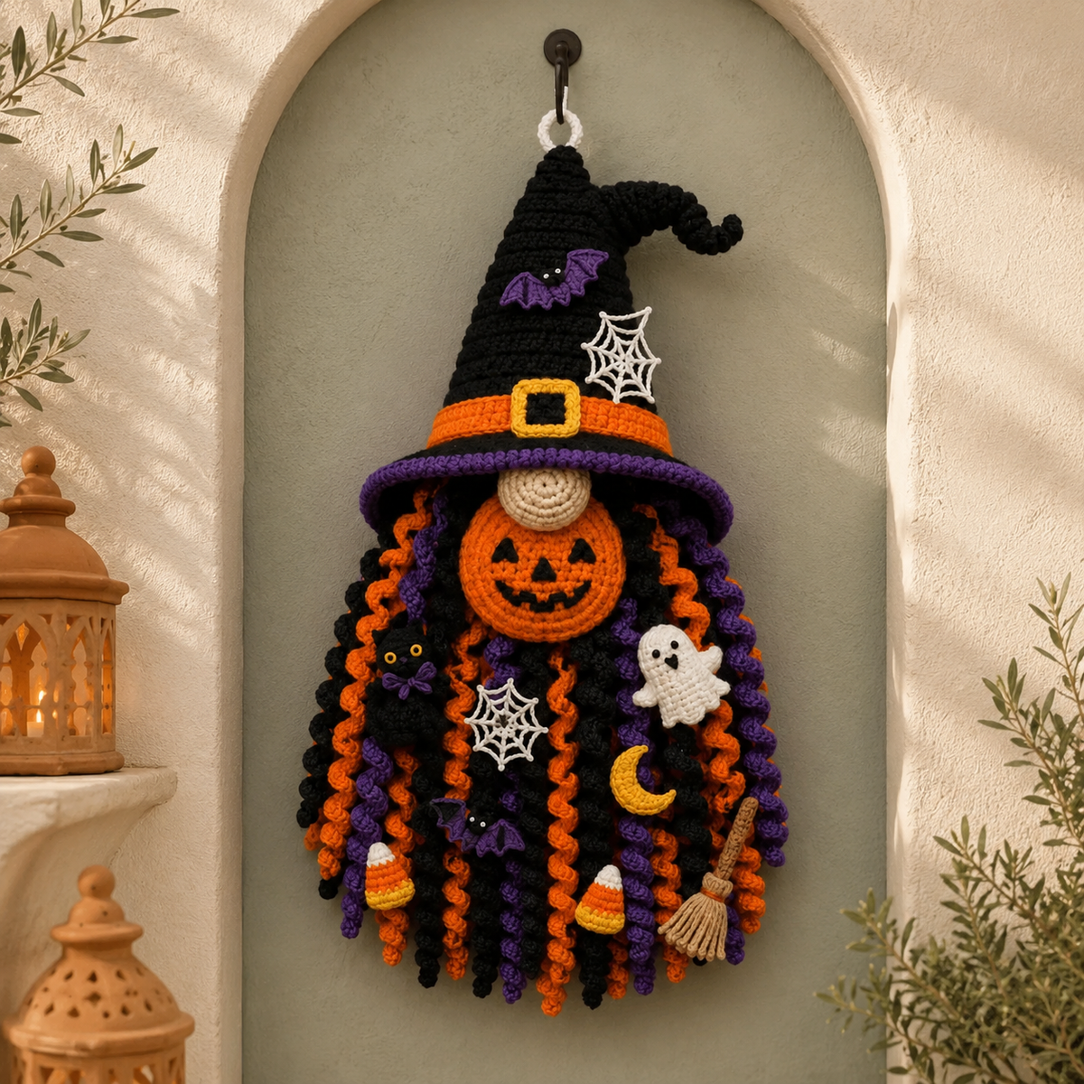 🧶 DIY Seasonal 3D Crochet Door Hanger Kit Collection | Coordinated Yarn, Filling, Accessories & Step-by-Step Instructions Included 💕