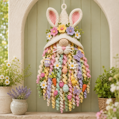 🧶 DIY Seasonal 3D Crochet Door Hanger Kit Collection | Coordinated Yarn, Filling, Accessories & Step-by-Step Instructions Included 💕