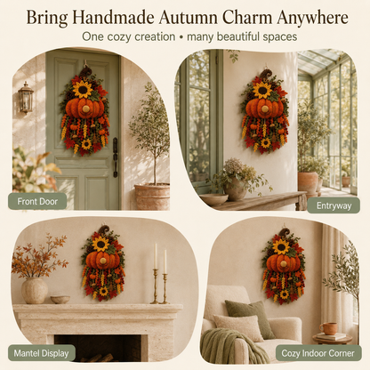 🧶 DIY Seasonal 3D Crochet Door Hanger Kit Collection | Coordinated Yarn, Filling, Accessories & Step-by-Step Instructions Included 💕