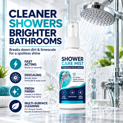 🚿✨ Powerful Shower Limescale Remover Spray – Effortlessly Dissolve Stubborn Buildup!