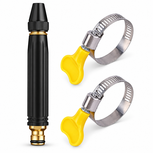 🚿Adjustable High-Pressure Water Spray Nozzle – Car Wash & Outdoor Cleaning
