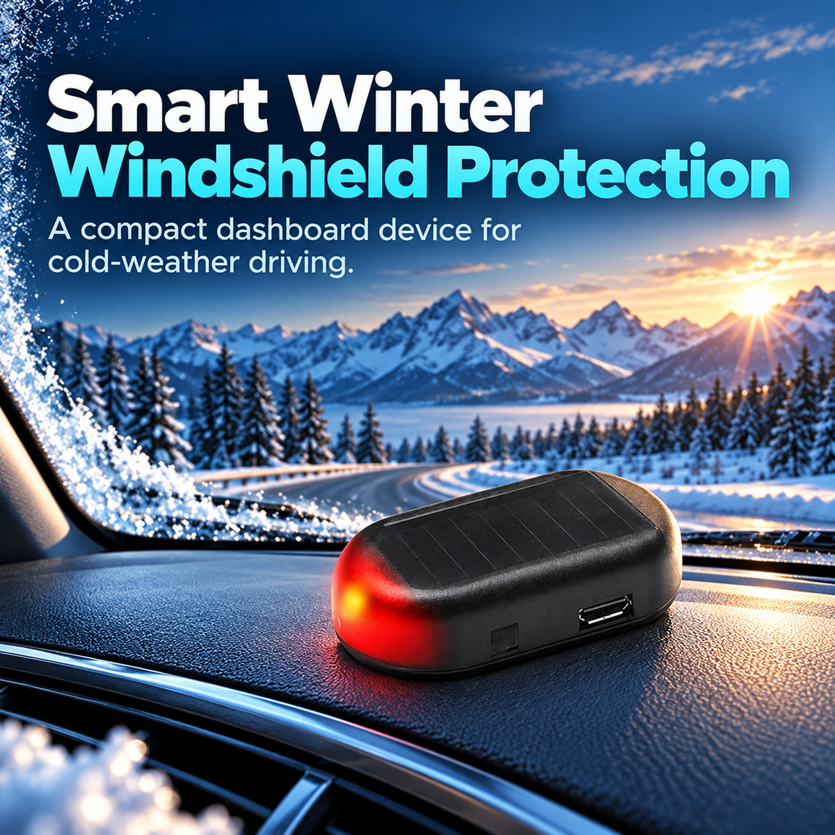 ❄️ Electromagnetic Snow & Ice Device for Cars – Winter Windshield Accessory 🚗