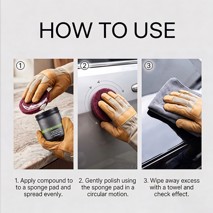 ✨ All-in-One Surface Restoration Polish Kit – Remove Oxidation, Water Spots & Dullness