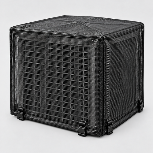 🍃 Heavy-Duty Breathable Mesh AC Cover – Keep Leaves & Debris Out
