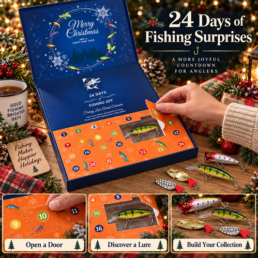 🎣 2026 Fishing Advent Calendar – 24 Days of Surprise Fishing Lures
