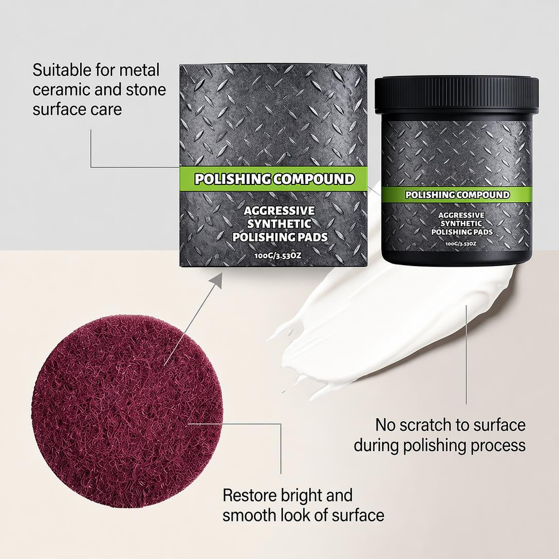 ✨ All-in-One Surface Restoration Polish Kit – Remove Oxidation, Water Spots & Dullness