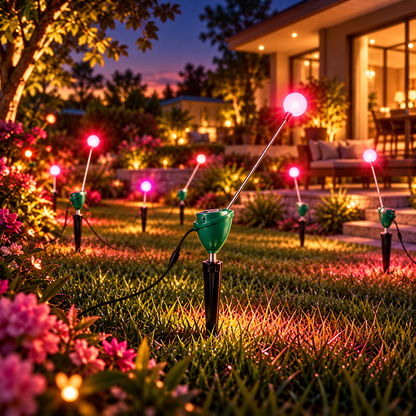 ✨ RGB Dancing Firefly Garden Lights – 7-Color Changing Motion Lights for Outdoor Garden & Landscape Decor