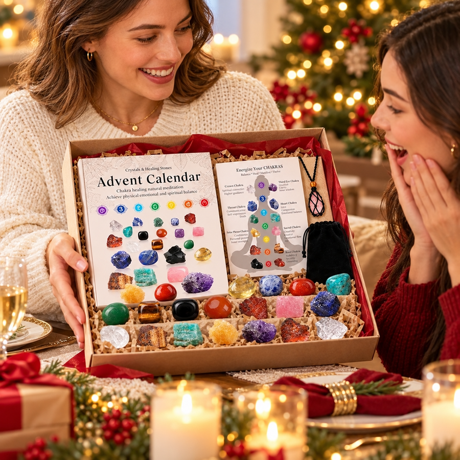 Crystal advent calendar lifestyle scene