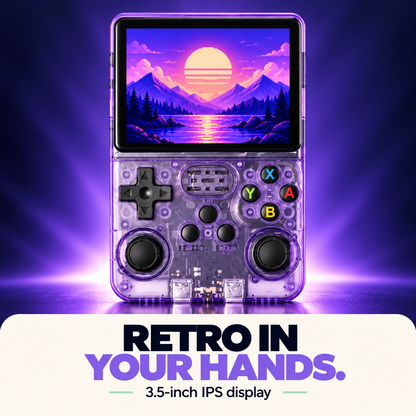 🎮 R36S Retro Handheld Gaming Console – 3.5″ IPS HD Display, Dual Joysticks & Classic Gaming Fun 🕹️