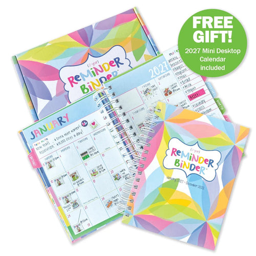 📅✨ 2027–2028 Reminder Binder – 24-Month All-in-One Life Planner