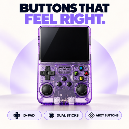 🎮 R36S Retro Handheld Gaming Console – 3.5″ IPS HD Display, Dual Joysticks & Classic Gaming Fun 🕹️