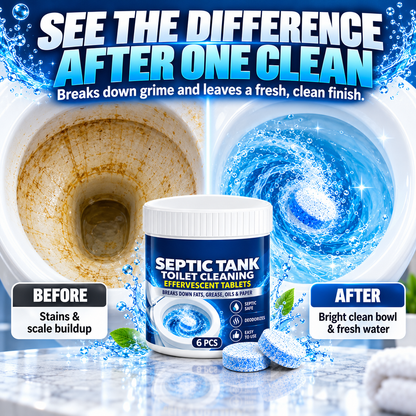 🚽 Drop, Fizz & Clean – Toilet Cleaning Tablets
