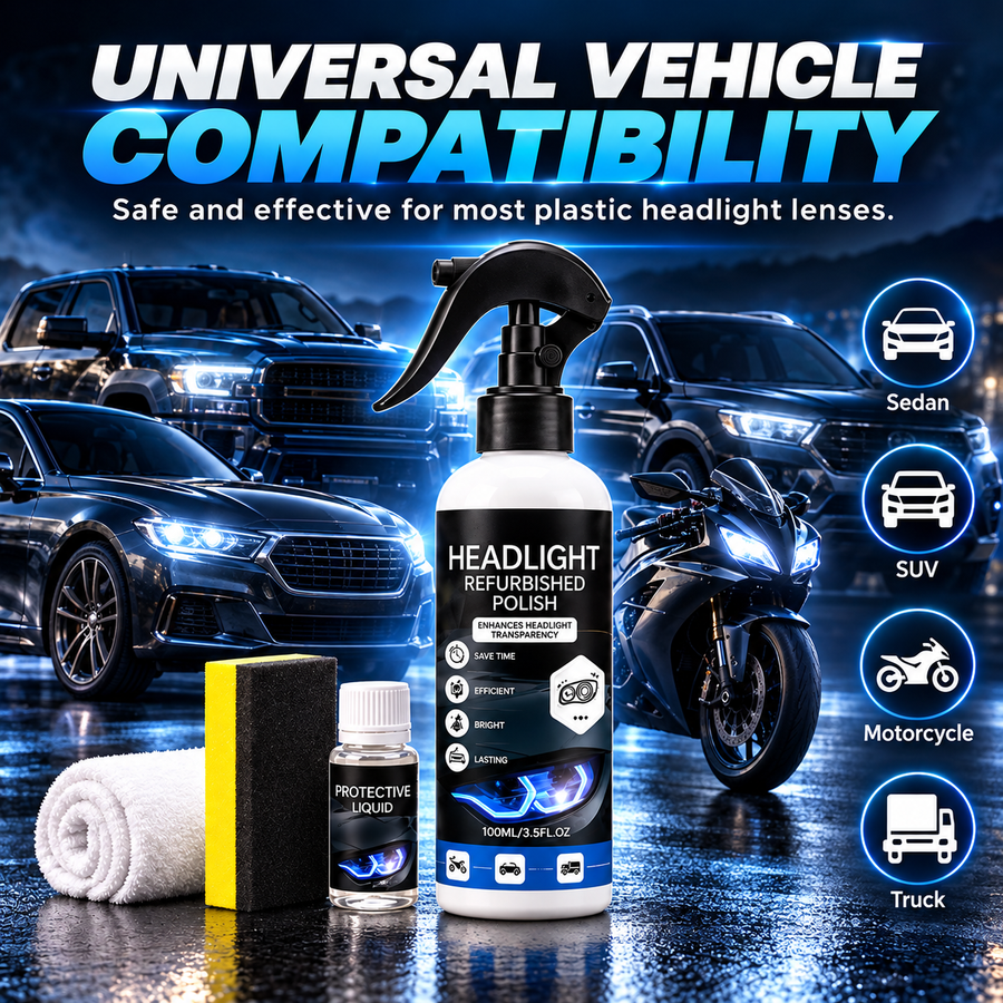 Headlight maintenance for different vehicle types