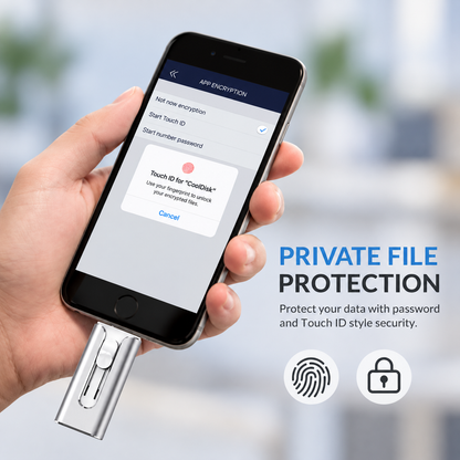 ⚡Easy To Take⚡Portable USB 3.0 Flash Drive | 3-in-1 Storage for All Devices