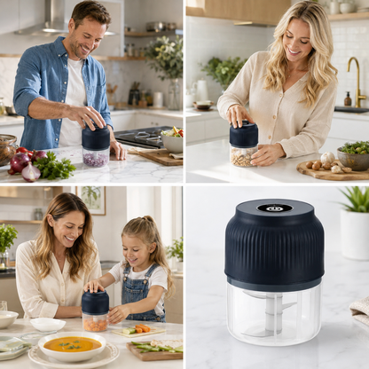 ⚡ Cordless Mini Food Chopper – Chop, Mince & Blend in Seconds