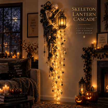🎃 Elegant Halloween Cascade Wall Lights 👻 Spooky Decor
