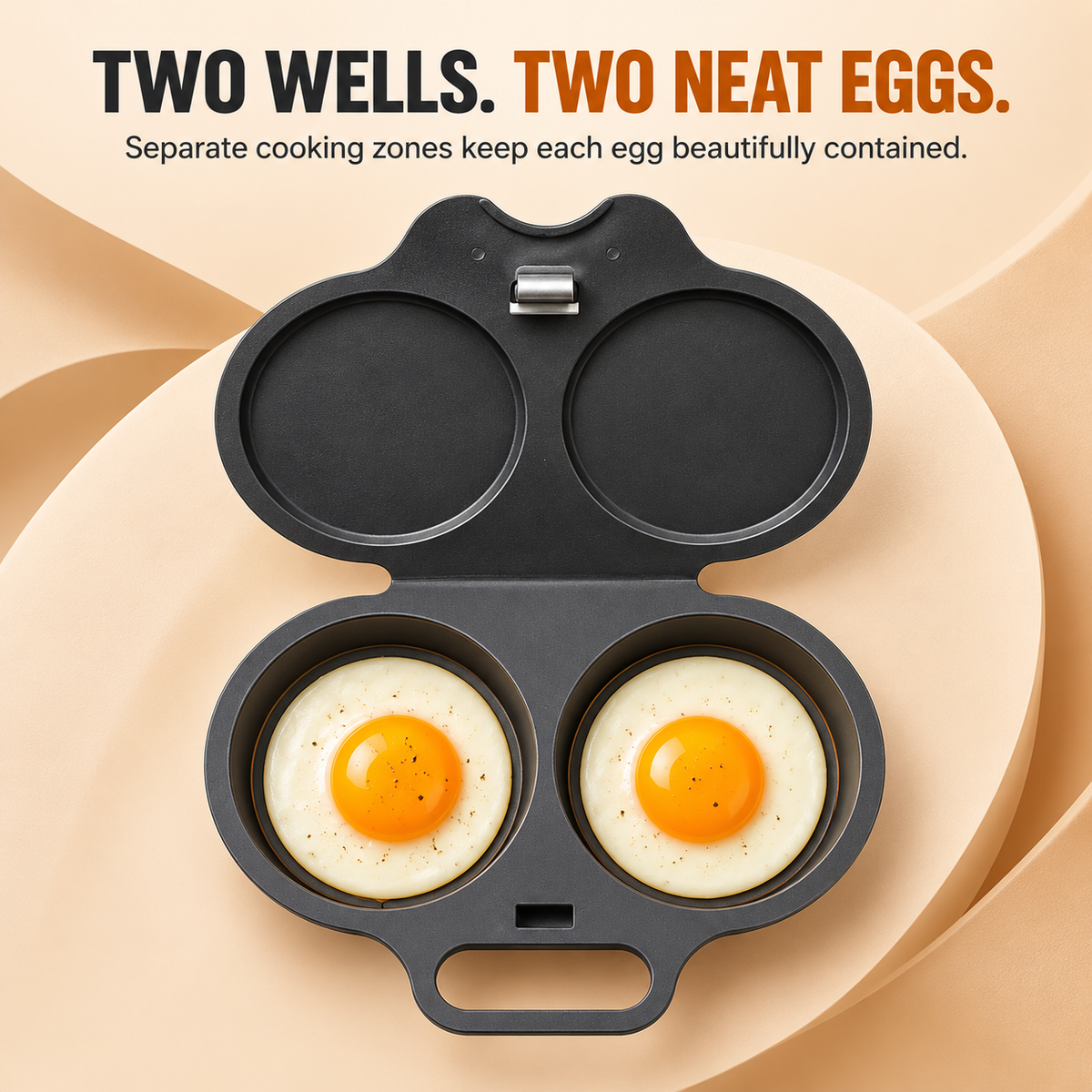 🍳 Microwave Egg Poacher for 2 Eggs – Quick & Easy Breakfast Maker