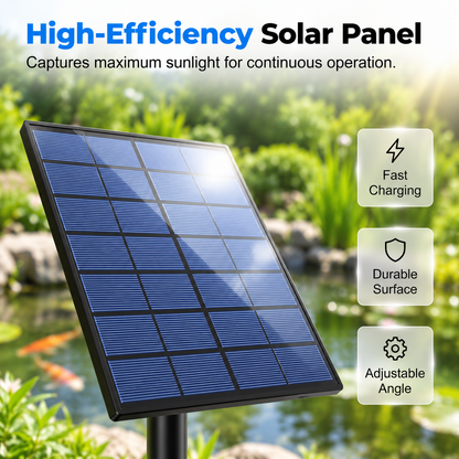 ☀️Solar Pond Aerator with Air Pump🐟