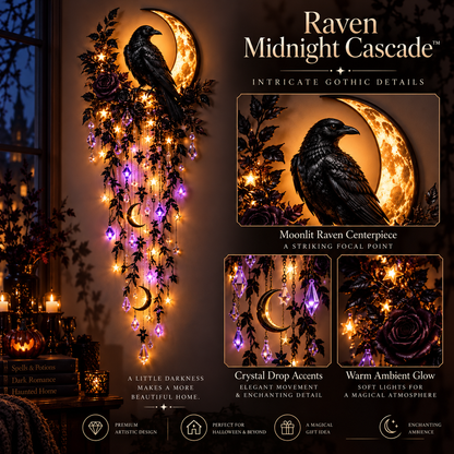 🎃 Elegant Halloween Cascade Wall Lights 👻 Spooky Decor