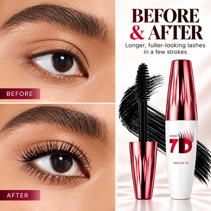✨ 7D Smudge-Proof Curling & Lengthening Mascara – Lift, Length & Volume