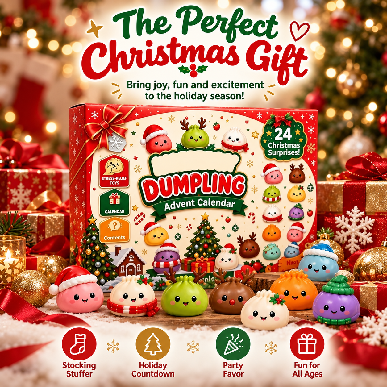 Perfect Christmas gift Squishy Advent Calendar