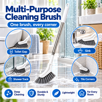 🧹 Adjustable Telescopic Crevice Cleaning Brush – Stainless Steel Long Handle
