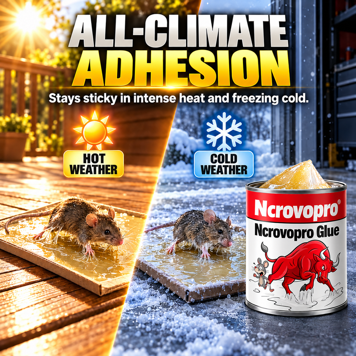 🐭💪 Ultra-Strong Mouse & Ncrovopro Trap – Powerful Rodent Control!
