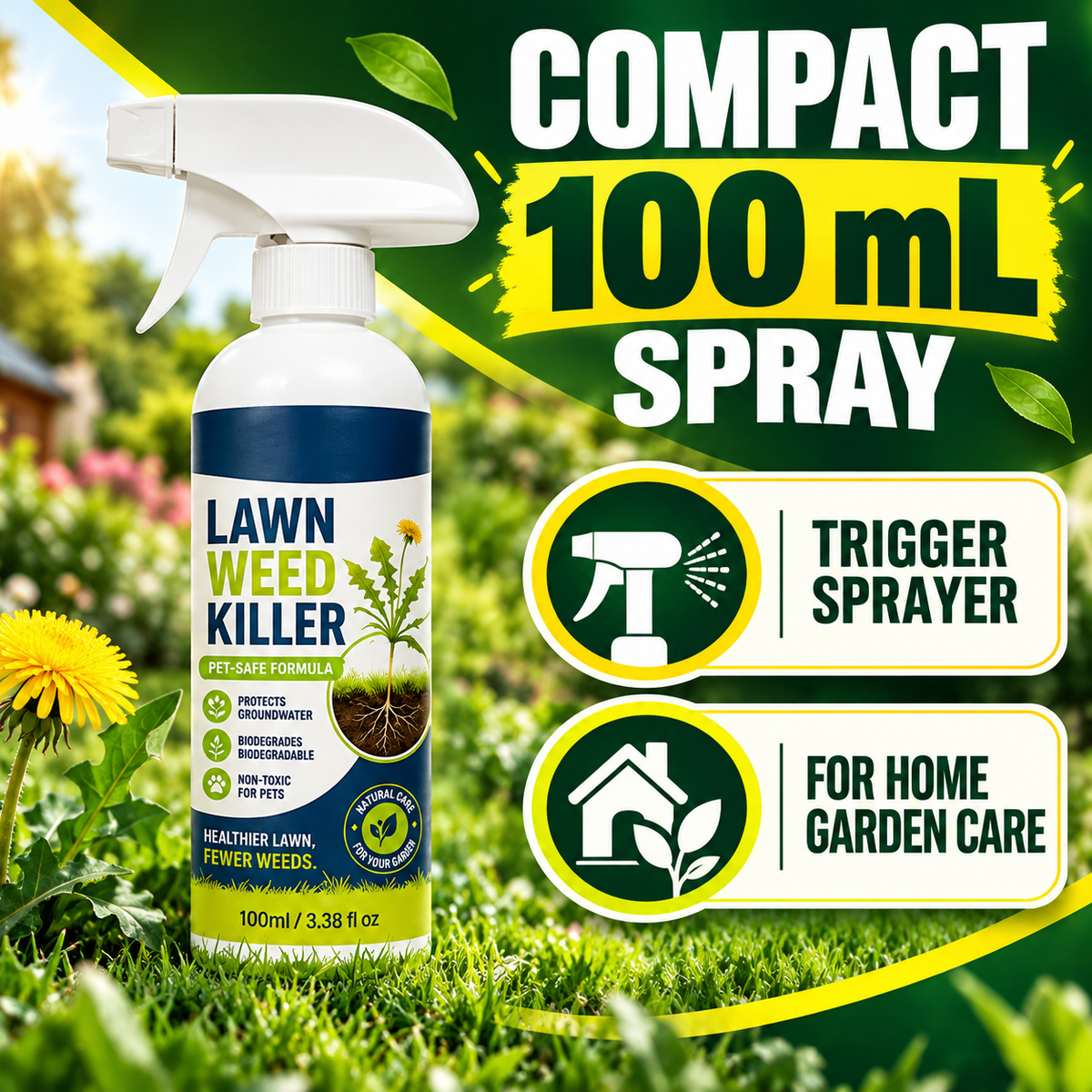 🌿 Easy-Use Weed Killer for Home & Garden