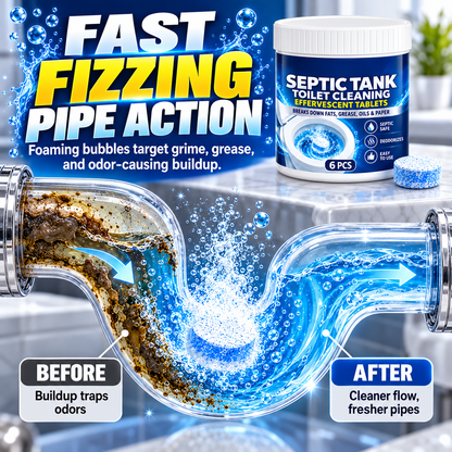 🚽 Drop, Fizz & Clean – Toilet Cleaning Tablets