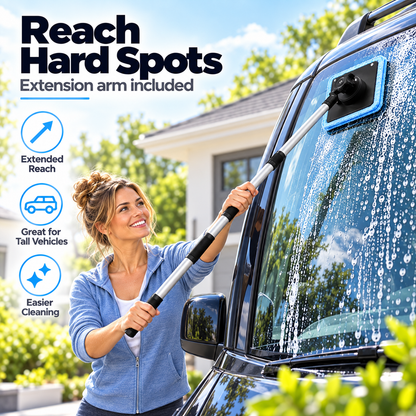 🚗✨ Dual-Sided Magnetic Windshield Cleaner – Effortless Streak-Free Glass Cleaning