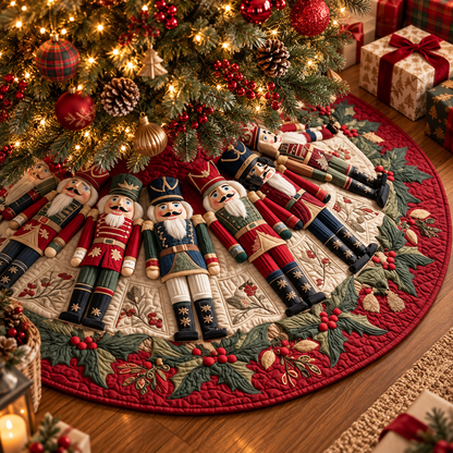 🎄✨ 3D Optical Illusion Christmas Tree Skirt – Festive Holiday Tree Decor 🎅