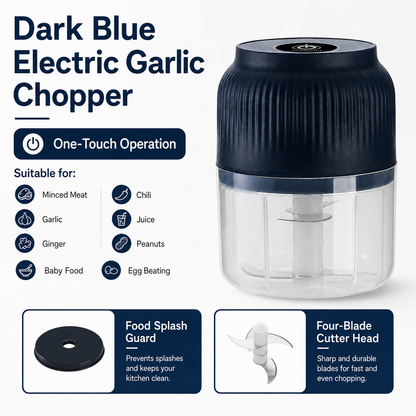 ⚡ Cordless Mini Food Chopper – Chop, Mince & Blend in Seconds