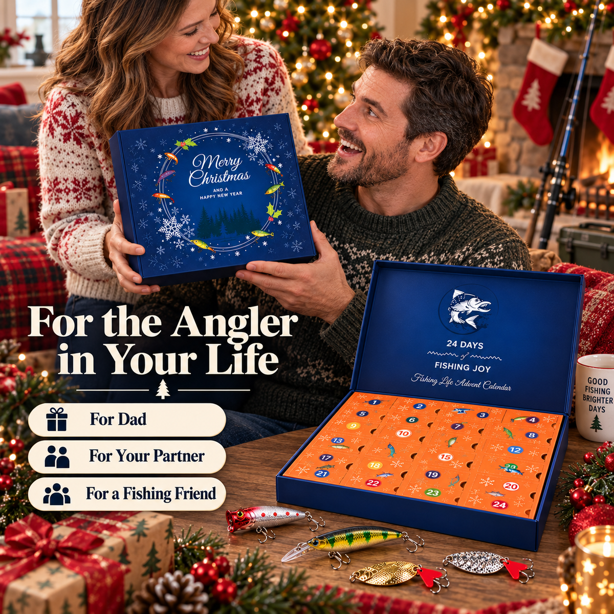 🎣 2026 Fishing Advent Calendar – 24 Days of Surprise Fishing Lures