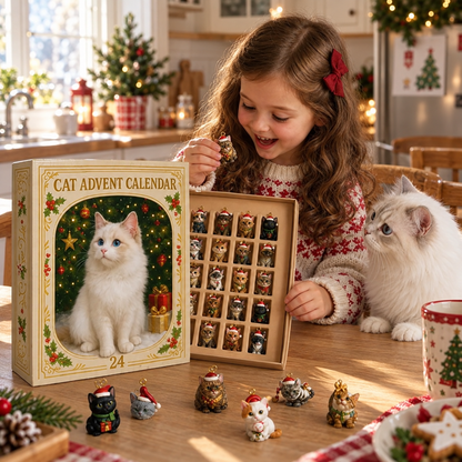 🎄 2026 Cat Advent Calendar – Christmas Countdown Gift for Cat Lovers