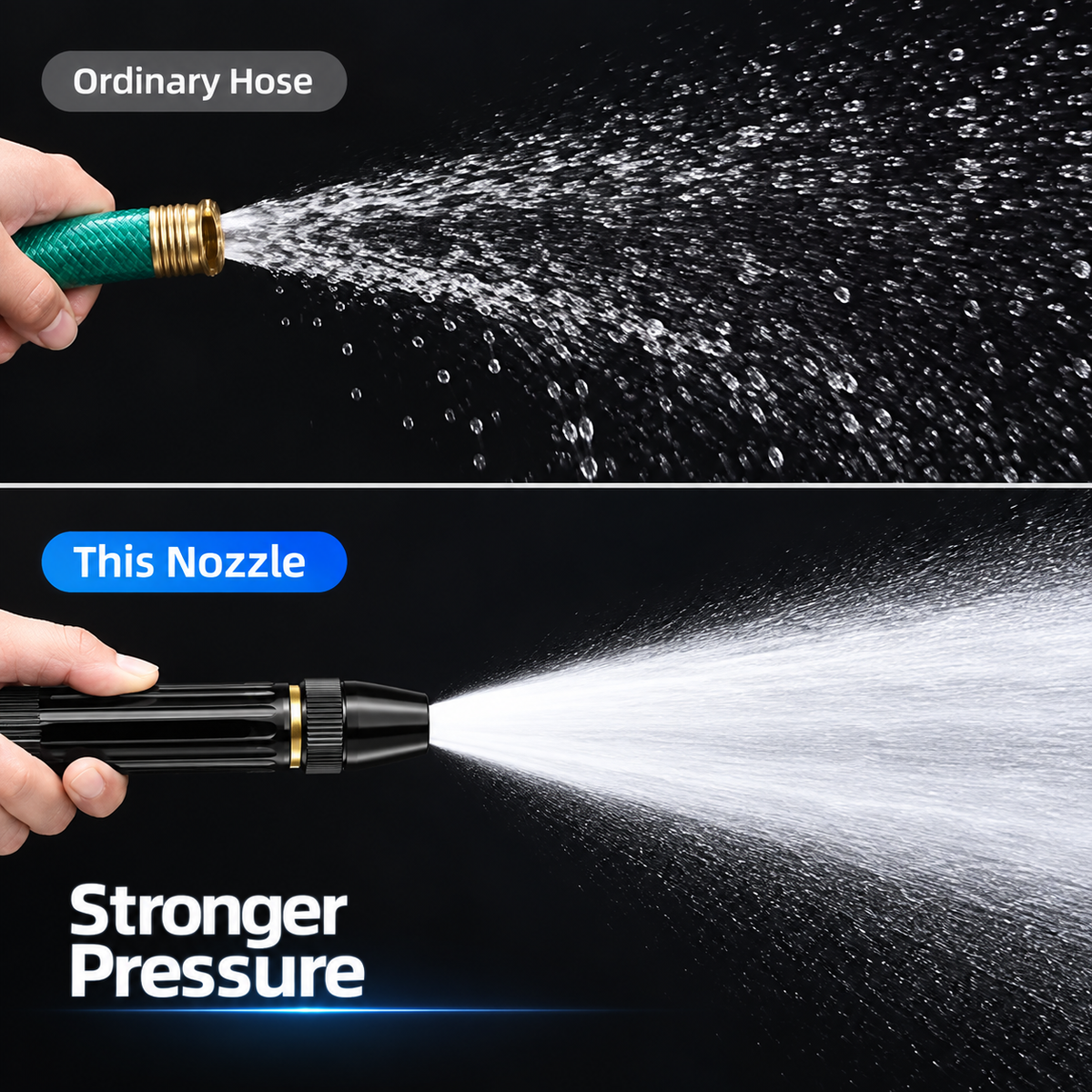 🚿Adjustable High-Pressure Water Spray Nozzle – Car Wash & Outdoor Cleaning